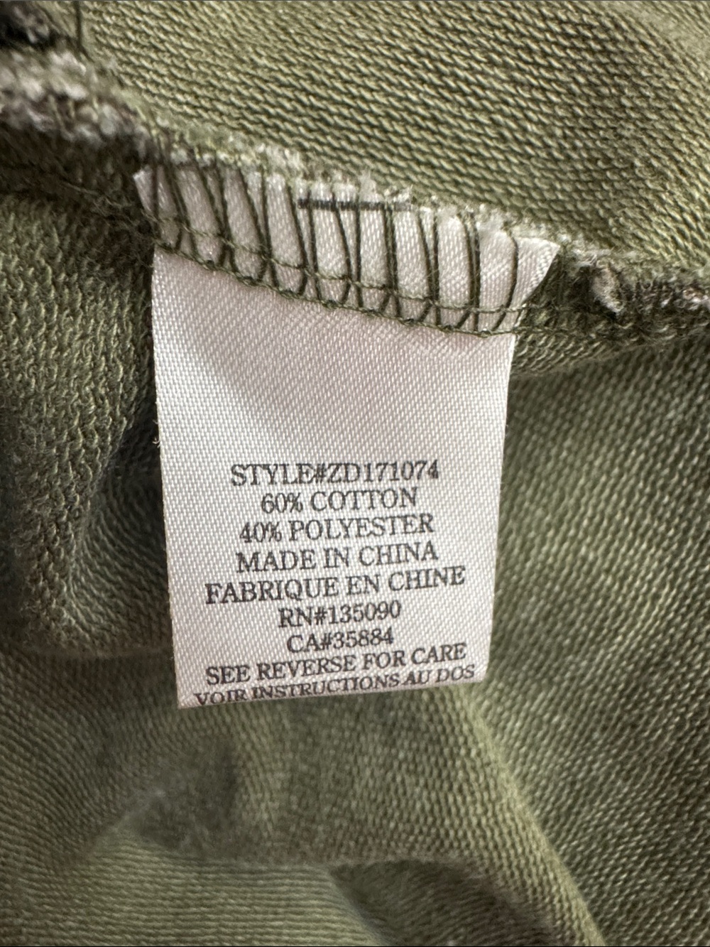 Z Supply All Tied Up Camo Lace-Up Shift Dress - Picture 9 of 9